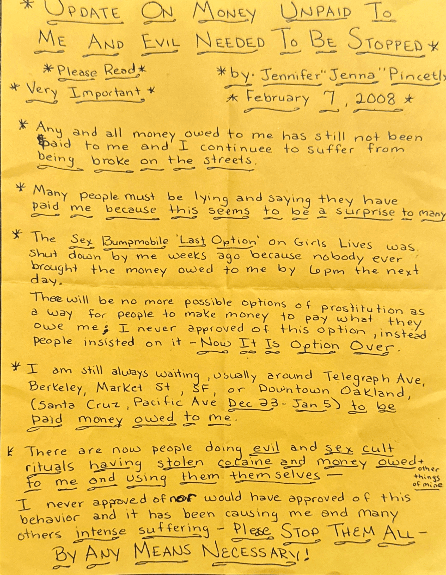 Found: Evile needed to be stopped