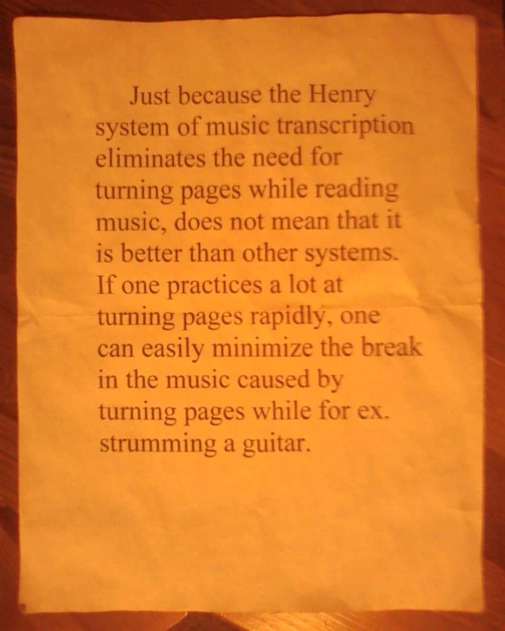 "Found: Henry system of music transcription